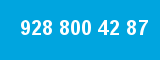928 800 42 87 928 800 42 87